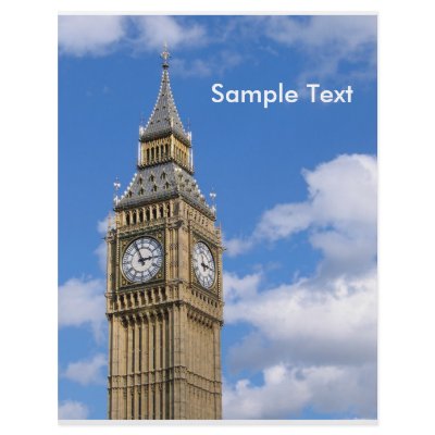 Big Ben, Sample Text Full Color Flyer by Gudella