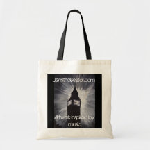 Big ben tote bags