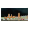 Big Ben/Westminster Abbey London Photo Card
