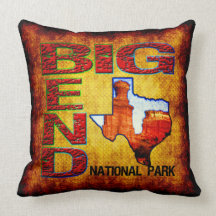 Big Bend National Park Throw Pillow