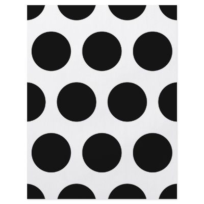Big Black Polka Dots Flyer by annaleeblysse