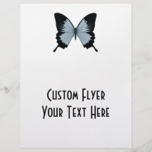 Big Blue & Black Butterfly Flyers