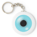 Big Blue Eyeball keychain