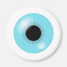 Big Blue Eyeball magnet
