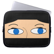 Big Blue  Eyes  Electronic Bag Laptop Computer Sleeves