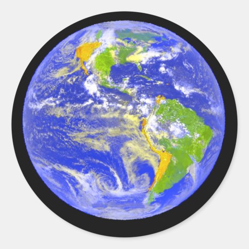 Big Blue Planet Earth Sticker