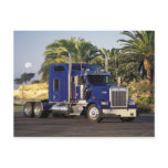 Big blue semi post cards