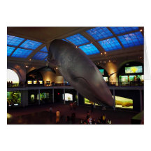 Big Blue Whale Greeting Card