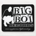 big boi records logo, www.myspace.com/bigboirec... mouse pad