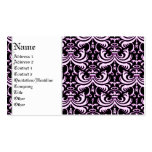 Big Bold Damask (Pink) Business Card Template