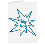 Big Boy Greeting Card