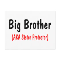 Big Brother (AKA Sister Protector) Post Card