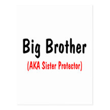 Big Brother (AKA Sister Protector) Postcard