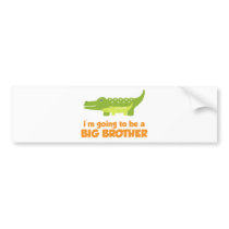 Big Brother Alligator T-shirt Bumper Sticker