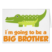 Big Brother Alligator T-shirt Card