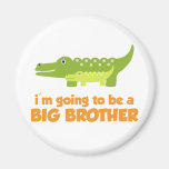 Big Brother Alligator T-shirt Fridge Magnets