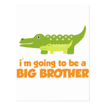 Big Brother Alligator T-shirt Postcard
