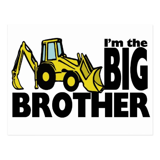 Big Brother Backhoe Post Cards