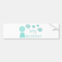Big Brother Cute Design! bumper stickers