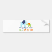 Big Brother Elephant T-shirt Bumper Sticker