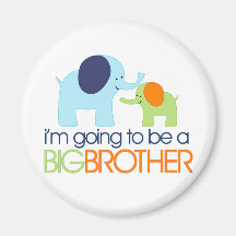 Big Brother Elephant T-shirt Magnet
