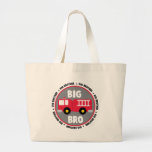 Big Brother Fire Truck Canvas Bag