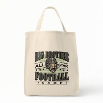 Big Brother Football Black Helmet Tote Bag