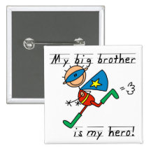 Big Brother Hero T-shirts and Gifts Pinback Buttons