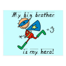 Big Brother Hero T-shirts and Gifts Post Card