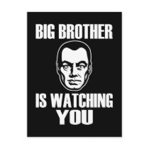 Big Brother is Watching You Post Card