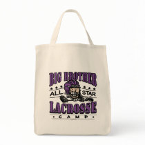 Big Brother Lacrosse Purple Tote Bag
