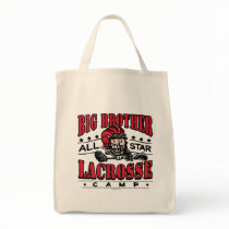 Big Brother Lacrosse Red Helmet Canvas Bags