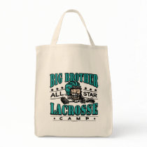 Big Brother Lacrosse Teal Helmet Tote Bag
