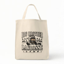 Big Brother Lacrosse White Helmet Tote Bag