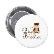 Big Brother Monkey Button
