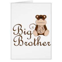Big Brother Monkey Card