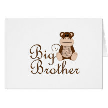 Big Brother Monkey Greeting Cards