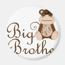 Big Brother Monkey Magnets