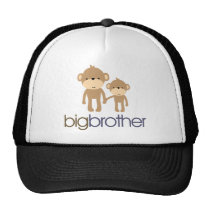 Big Brother Monkey T-shirt hats