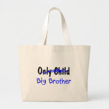 Big Brother (No More Only Child) Tote Bags