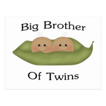 Big Brother Of Twins Post Cards