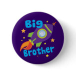 Big Brother Rocket Ship Sibling Sets Button