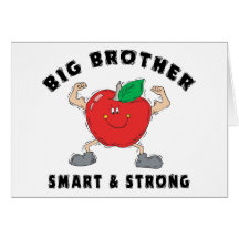 Big Brother Smart & Strong Greeting Card
