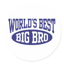 Big Brother Round Sticker