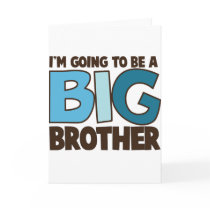 big brother t-shirt greeting card