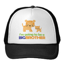Big Brother Tiger T-shirt Pregnancy Announcement hats