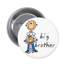 Big Brother with Baby Sister Tshirts and Gifts Button