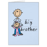 Big Brother with Baby Sister Tshirts and Gifts Greeting Card