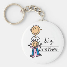 Big Brother with Baby Sister Tshirts and Gifts Keychain