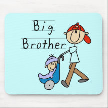 Big Brother With Little Brother Mouse Mat